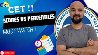 CET Scores vs Percentiles Must Watch  Kitne pe Kitna Milega [upl. by Travus]