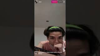 Keshi  Right here  meyou cover  LIVE INSTAGRAM [upl. by Ettenel]