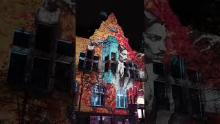 Recklinghausen leuchtet 2024 🤩 ruhrgebiet recklinghausen light lightfestival city night [upl. by Antony]