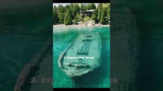 best places to explore in tobermory canada top5 canadalife summerfun adventure tobermory [upl. by Kowatch]