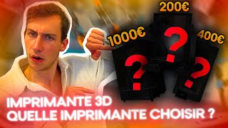 Quelle IMPRIMANTE 3D choisir en 2023 [upl. by Sutsuj]