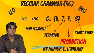 45What is Regular Grammar Construction of LLG RLG [upl. by Ihc]