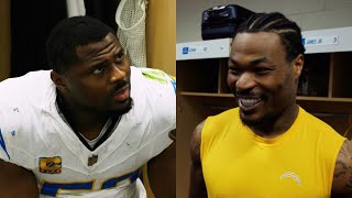 Chargers React To Week 6 Win vs Broncos  LA Chargers [upl. by Eryt]