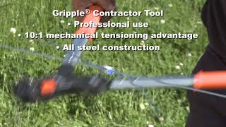 How to  Waratah Gripple wire tensioning tools [upl. by Lanuk]