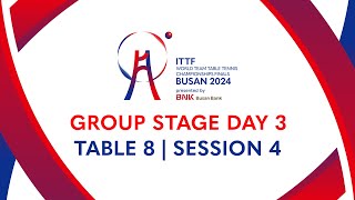 LIVE  T8  Day 3  ITTF World Team Table Tennis Championships Finals Busan 2024  FRA vs AUT M [upl. by Rosse]