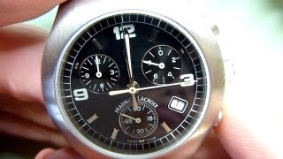 How to fit a new quartz watch movement Watch repair techniques ETA 251262 chronograph [upl. by Nnaharas951]