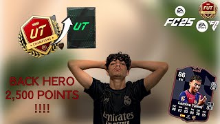 LE PREMIER FUTCHAMPIONS SUR FC25  JAI ACHETE PACK HERO 2500 POINTS  TEST YAMAL 86 [upl. by Boffa]