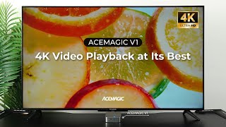 ACEMAGIC V1 N150 Mini PC 4K Video Playback Like Never Before 🎉🎮 [upl. by Arzed451]