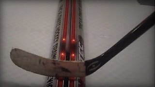 HockeyShots Shot Tec Training Device Review [upl. by Kcaj]