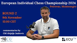 European Individual Chess Championship 2024  Round 2 Live [upl. by Farr]