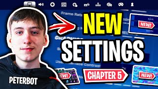 Peterbots NEW Settings In Fortnite Chapter 5 BEST STRETCHED RES [upl. by Nagy511]