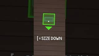 How to size objects up and down in The Sims 4 shorts [upl. by Andre598]