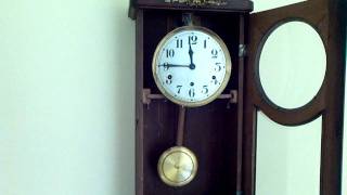 French Vedette Westminster Chime Wall Clock [upl. by Strohben396]