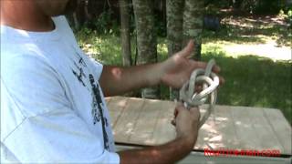 Real Lineman bowline knots [upl. by Bindman]