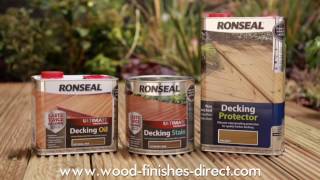 Ronseal Decking Products  How to Choose the Right Ronseal Product for your Decking [upl. by Jeri]