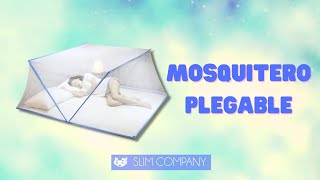 Mosquitero Plegable Para Cama de 67 X 124 Cm con Forma de Tienda de Campaña │ Slim Company [upl. by Nagaek449]