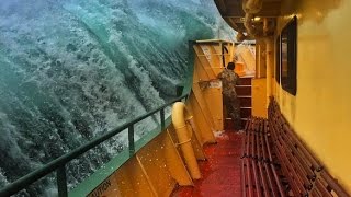 Manly Ferry crossing Sydney Harbour during massive storm [upl. by Trip]