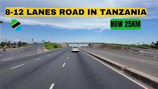 You Wont Believe This Is Tanzania Ride On The 8 12 Lanes Ubungo  Kibaha Highway [upl. by Assened594]