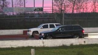 2008 Jeep Grand Cherokee SRT8 vs AWD Trailblazer SS [upl. by Conroy]