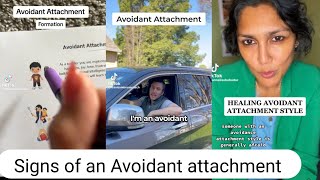 AVOIDANT ATTACHMENT STYLE Signs ampHow to Heal to Secure attachment style is your partner avoidant [upl. by Keeryt]