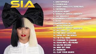 SIA Greatest Hits Full Album 2022  SIA Best Songs Playlist 2022 [upl. by Ash281]