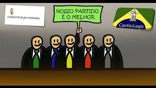 ATENÇÃO DESATUALIZADO  DOS PARTIDOS POLÍTICOS CF art 17 [upl. by Nadda797]