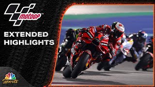 MotoGP EXTENDED HIGHLIGHTS Qatar Grand Prix  111923  Motorsports on NBC [upl. by Steiner]