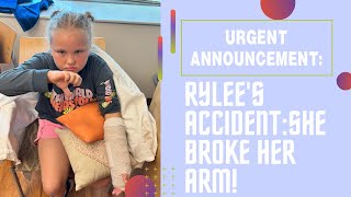 PANIC on the PE FieldRYLEE BREAKS HER ARM 24 hours with a BROKEN ARM [upl. by Aineles662]