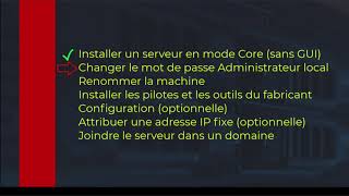 Installation et configuration dun serveur Core [upl. by Zales]