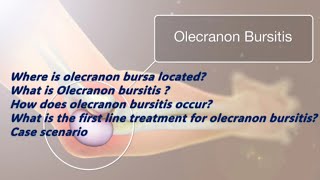 What is Olecranon Bursitis [upl. by Amliw374]