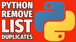 Python Code Example Snipet Remove Duplicates From Lists 2024 [upl. by Merlina]