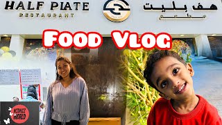 Food Vlog  Half Plate Restaurant  Abu Dhabi [upl. by Warila]