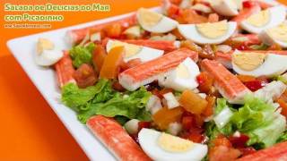 Salada de Delicias do Mar com Picadinho [upl. by Odella]