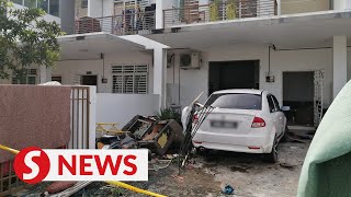 Penang woman hurt in LPG tank explosion [upl. by Okime]