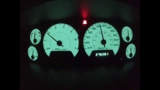 Jeep Grand Cherokee WJ 47 V8 HO Overland 2002 Launch amp acceleration 060 mph  0100 kmh [upl. by Belldame]