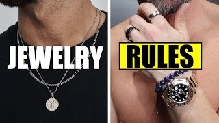 10 Mens Jewelry Wearing Dos amp DONTs Rules ALL Men Should Follow [upl. by Hnid]