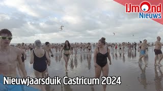 Nieuwjaarsduik Castricum 2024 [upl. by Zinn]