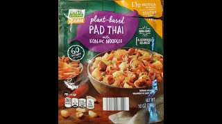 Earth Grown Vegan PlantBased Pad Thai with Konjac Noodles Review [upl. by Oicaro]