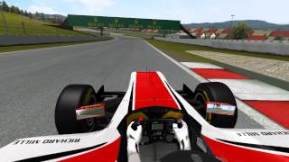 GP3 2014 Catalunya Barcelona OnBoard Lap rFactor [upl. by Kataway]