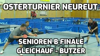 Osterturnier Senioren B Finale Gleichauf  Butzer [upl. by Yrrep]