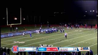 Lincolnway east 7 Brandon Bauer 4yd run TD [upl. by Kilk]