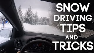 How To Safely Drive In The Snow  Winter Driving Tips Tricks and Techniques [upl. by Dwyer]