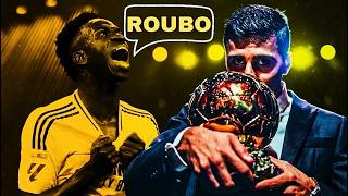 Roubaram a BOLA de OURO do VINICIUS JR [upl. by Dodd]