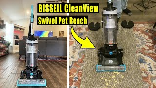 Review amp Test of Bissell CleanView Swivel Pet Reach Vacuum [upl. by Chobot]