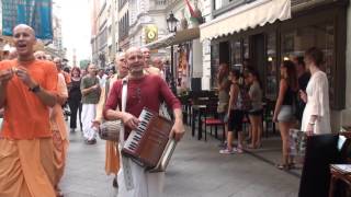 Harinama Sankirtana 2015 Fired Up in Budapest 01092015  Hare Krishna [upl. by Linn310]