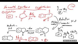 تحضير النفثالين الانثراسين الفنانثرين Haworth method Naphthalene Anthracene Phenanthrene [upl. by Lancey]