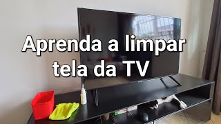 Como limpar a tela da sua smart tv do jeito certo [upl. by Nifares276]