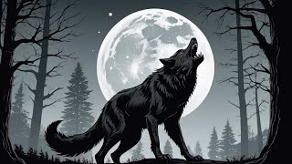 🎃 Werewolf Howling at the Moon  Spooky Halloween Music  Alan Schaller Style 🧟‍♂️💀 [upl. by Tanah]