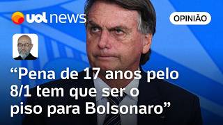 Condenação de 17 anos pelo 81 fará sentido se Bolsonaro tiver pena mais draconiana diz Josias [upl. by Irap]