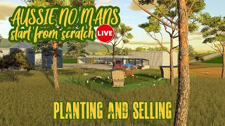 🔴LIVE 🔴 Planting and Selling  Aussie No Mans  FS22 [upl. by Harri]